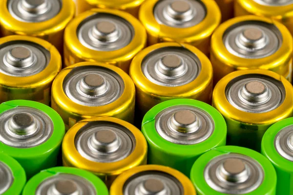 lithium batteries close up