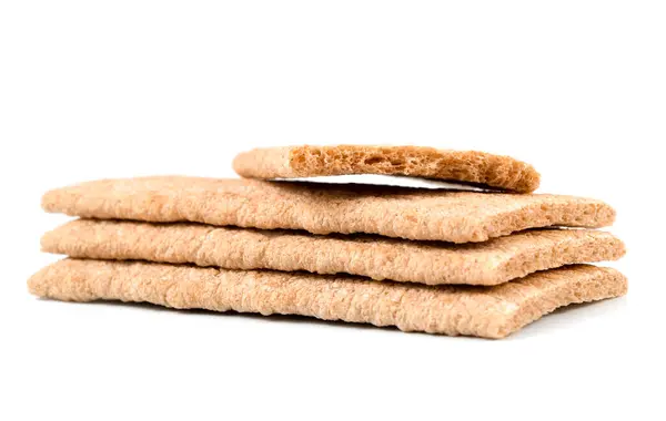 Diet Bread White Background — Stockfoto