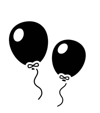 Beyaz arka plan üzerinde izole balon