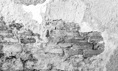 arka plan eski tuğla duvar ile