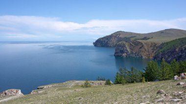 baykal Gölü sakin, cape üç kardeşler görüntüle