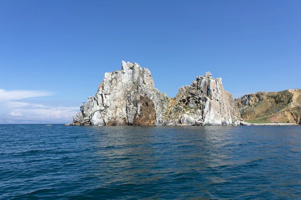 Shamanka Rock, lac Baïkal, Russie — Photo