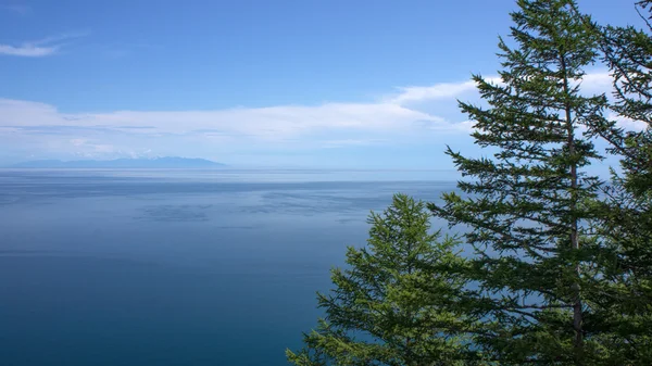 Vista desde Cape Khoboy, lago Baikal, Rusia —  Fotos de Stock