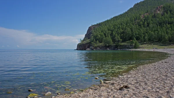 Kaap uzuny, lake baikal, Rusland — Stockfoto