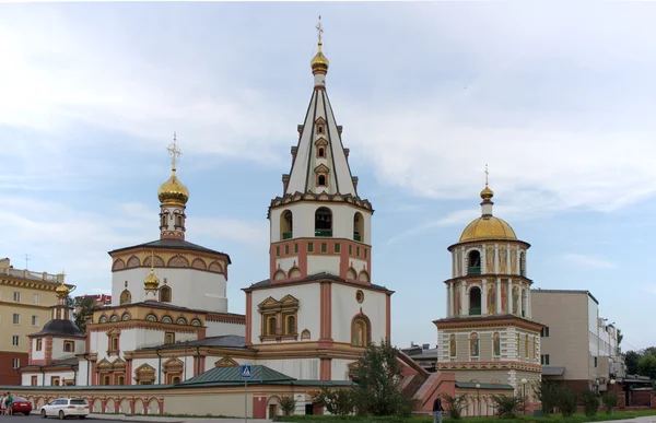 Ortodox kościoła w irkutsk, Federacja Rosyjska — Zdjęcie stockowe