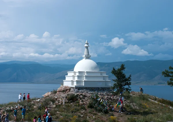Stupa aydınlanma üzerine ada ogoy — Stok fotoğraf