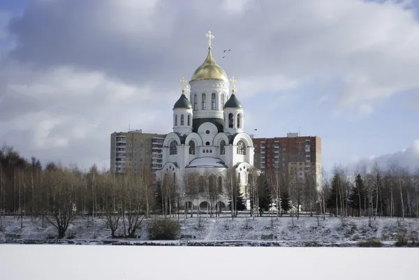 Sergeje radonezhskiy kostel, Rusko — Stock fotografie