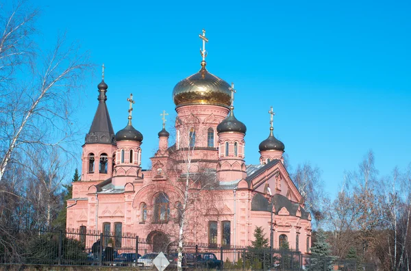 Gereja Ortodoks Nabi Elia di Izvarino, Rusia — Stok Foto
