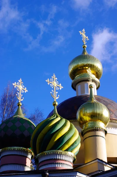 Ortodox εκκλησία της Μεταμόρφωσης του Σωτήρος, peredelkino, Ρωσία — Φωτογραφία Αρχείου