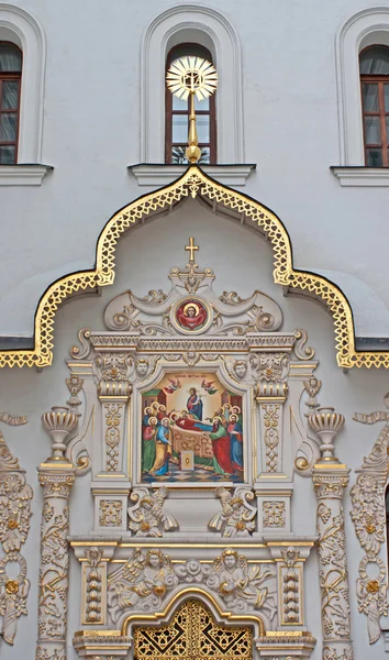 Fasade of Uspensky Cathedral Kievo-Pechersk Lavra, Ucrania —  Fotos de Stock