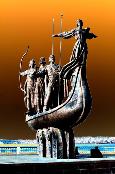 Symbol of Kiev - Kyi, Khoriv, Sheck and sister Lybid