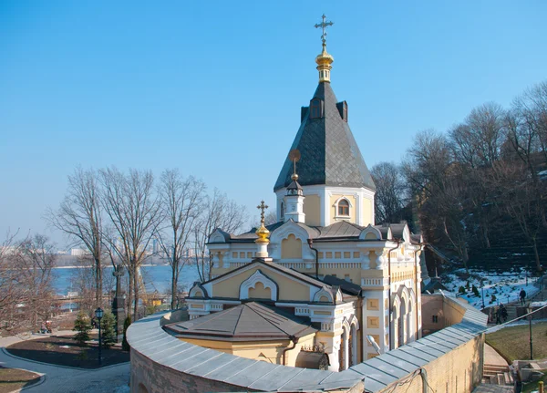 Церковь Животворящей Весны, Киево-Печерская лавра Стоковое Фото