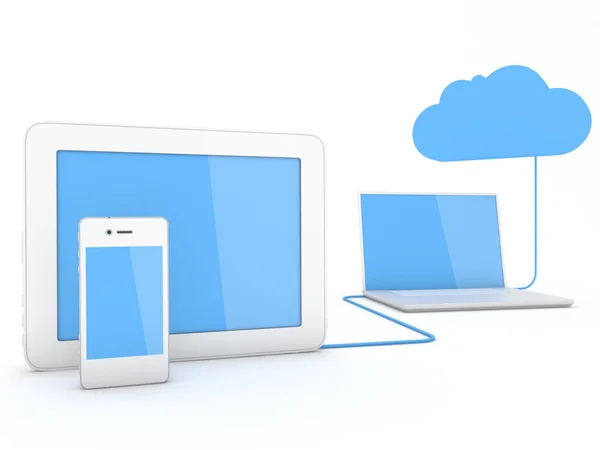 Cloud computing concept — Stock Photo, Image