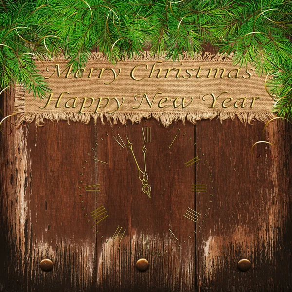 Feliz Natal e Feliz Ano Novo — Fotografia de Stock