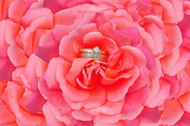 Evlilik yüzükleri.