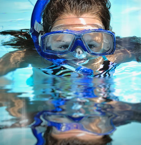 Im Schwimmbad — Stockfoto