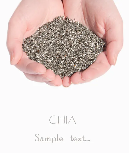 Nasiona Chia — Zdjęcie stockowe