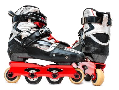 parlak tekerlekli paten