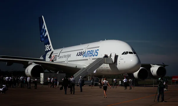 Airbus a380 — Foto de Stock