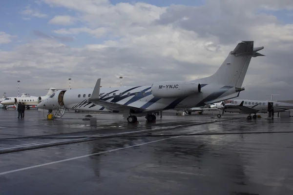 Geschäftsreiseflugzeug — Stockfoto