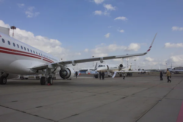 Geschäftsreiseflugzeug — Stockfoto