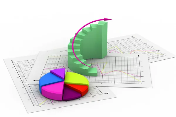 Affärsdiagram — Stockfoto