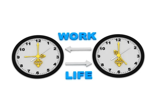 Czas pracy & życia — Zdjęcie stockowe