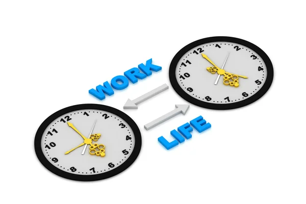 Czas pracy & życia — Zdjęcie stockowe