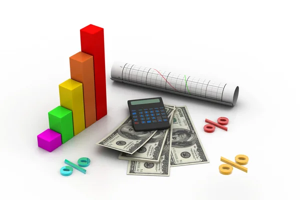 Business chart — Stock Photo, Image