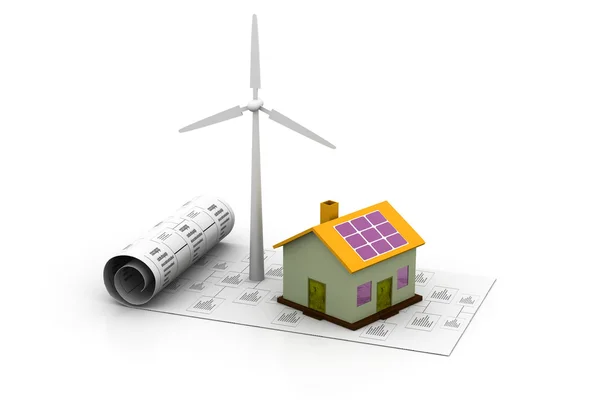 Planificación energética — Foto de Stock