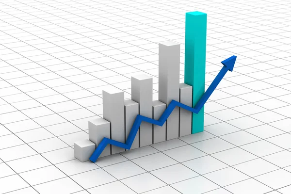 Gráfico de negocios —  Fotos de Stock