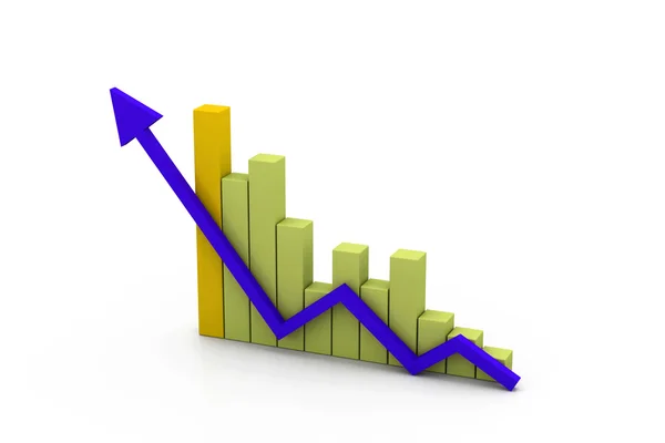 Gráfico de negocios — Foto de Stock