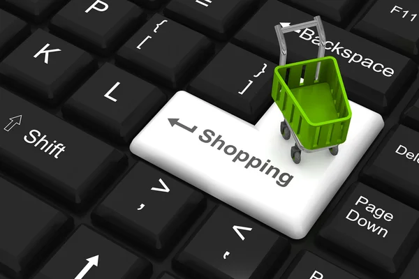 Zakupy internetowe — Zdjęcie stockowe