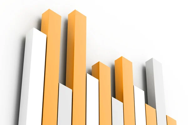 Gráfico de negocio en crecimiento —  Fotos de Stock