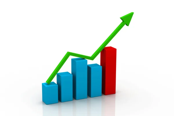 Business graph — Stock Photo, Image