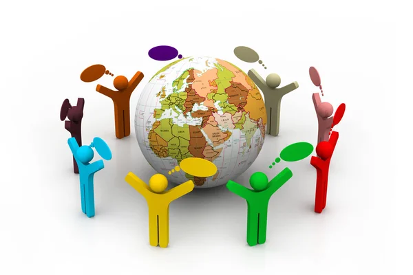 Comunità globale — Foto Stock