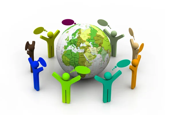 Comunità globale — Foto Stock