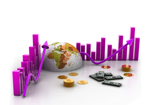 Affärsdiagram — Stockfoto