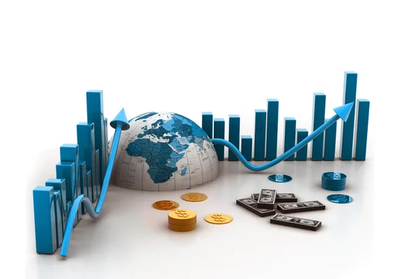 Gráfico de negocios — Foto de Stock