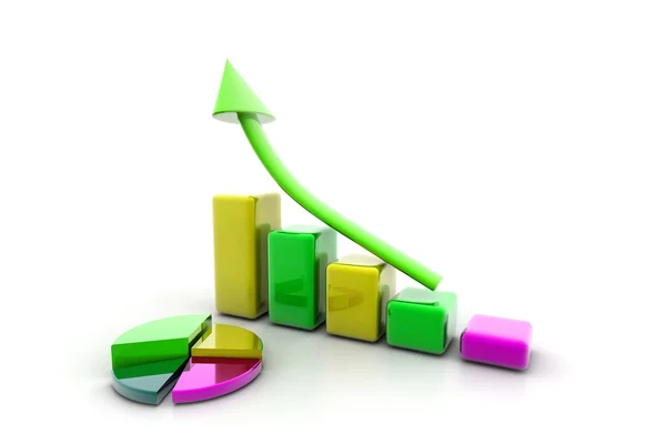 Business graph — Stock Photo, Image