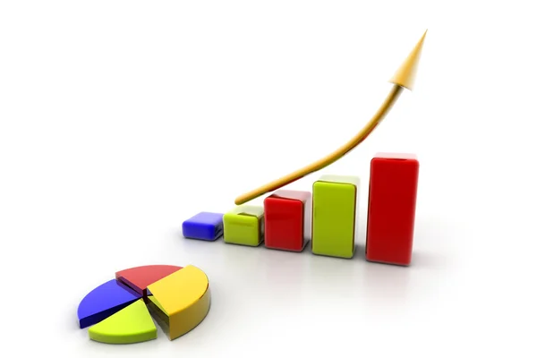 Business graph — Stock Photo, Image