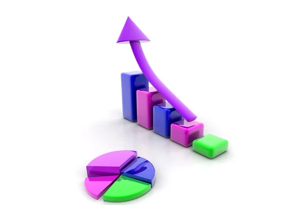 Business graph — Stock Photo, Image