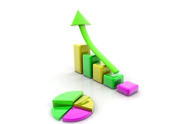 Business graph — Stock Photo, Image