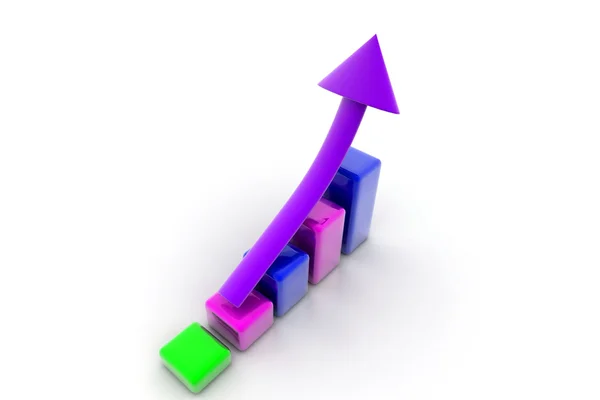 Gráfico de negocios — Foto de Stock