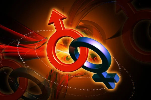 Male and female sign — Stock Photo, Image