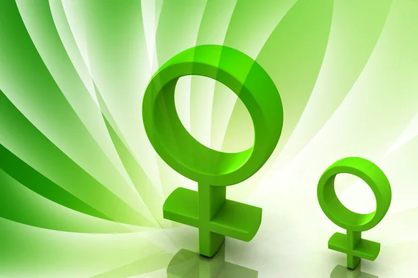 Female symbol — Stock Photo, Image