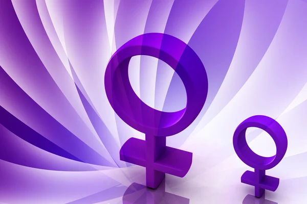 Female symbol — Stock Photo, Image