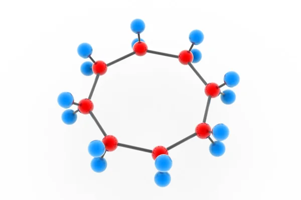 Трехмерная молекула — стоковое фото