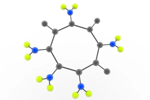 3-dimentional molekül — Stok fotoğraf