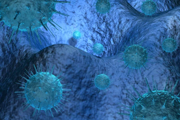 Wirus 3D — Zdjęcie stockowe